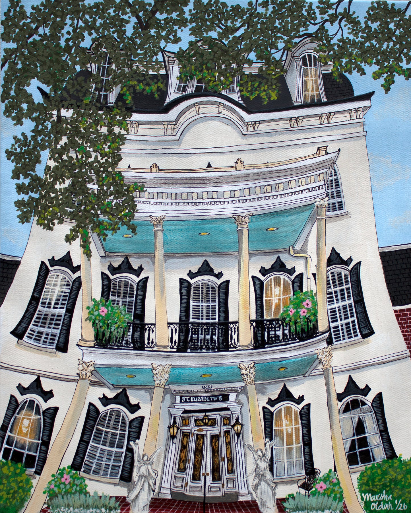 Anne Rice Orphanage House 1314 Napoleon Original Painting