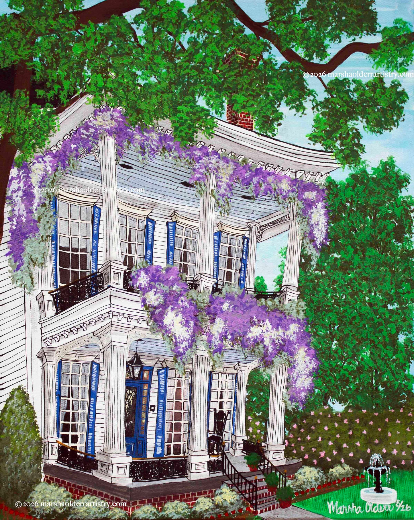 Beneath the Wisteria (Prints)