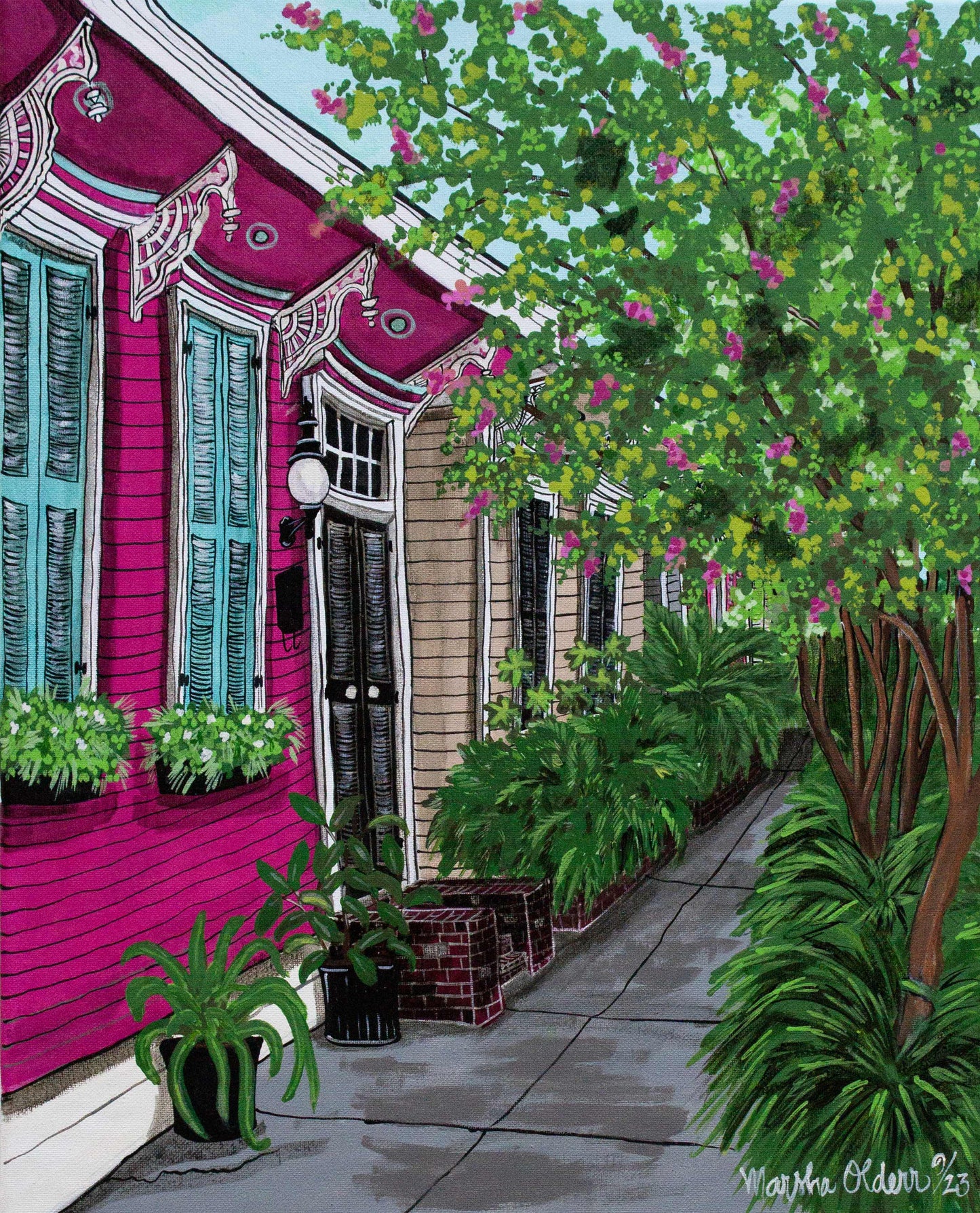 Crepe Shaded Sidewalk NOLA (Prints)