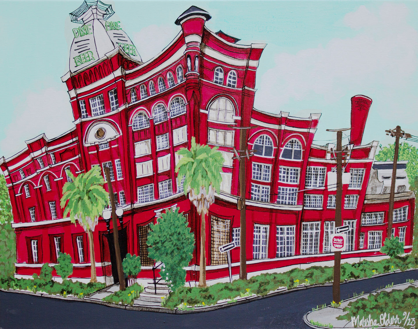 Dixie Brewery Original Painting