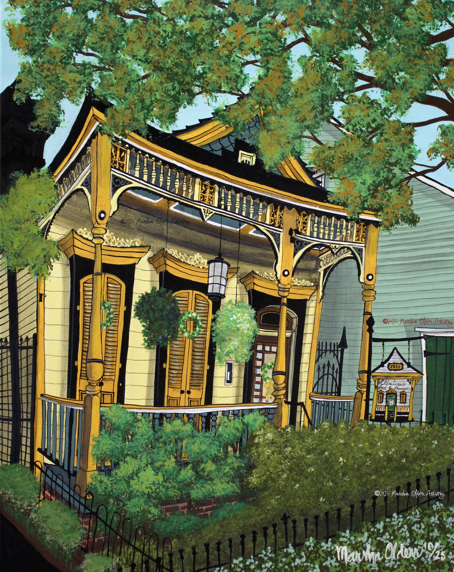 Penelope's Bed & Breakfast Original Painting