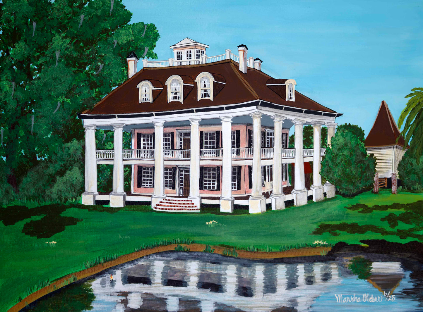 Houmas House Plantation Original Painting