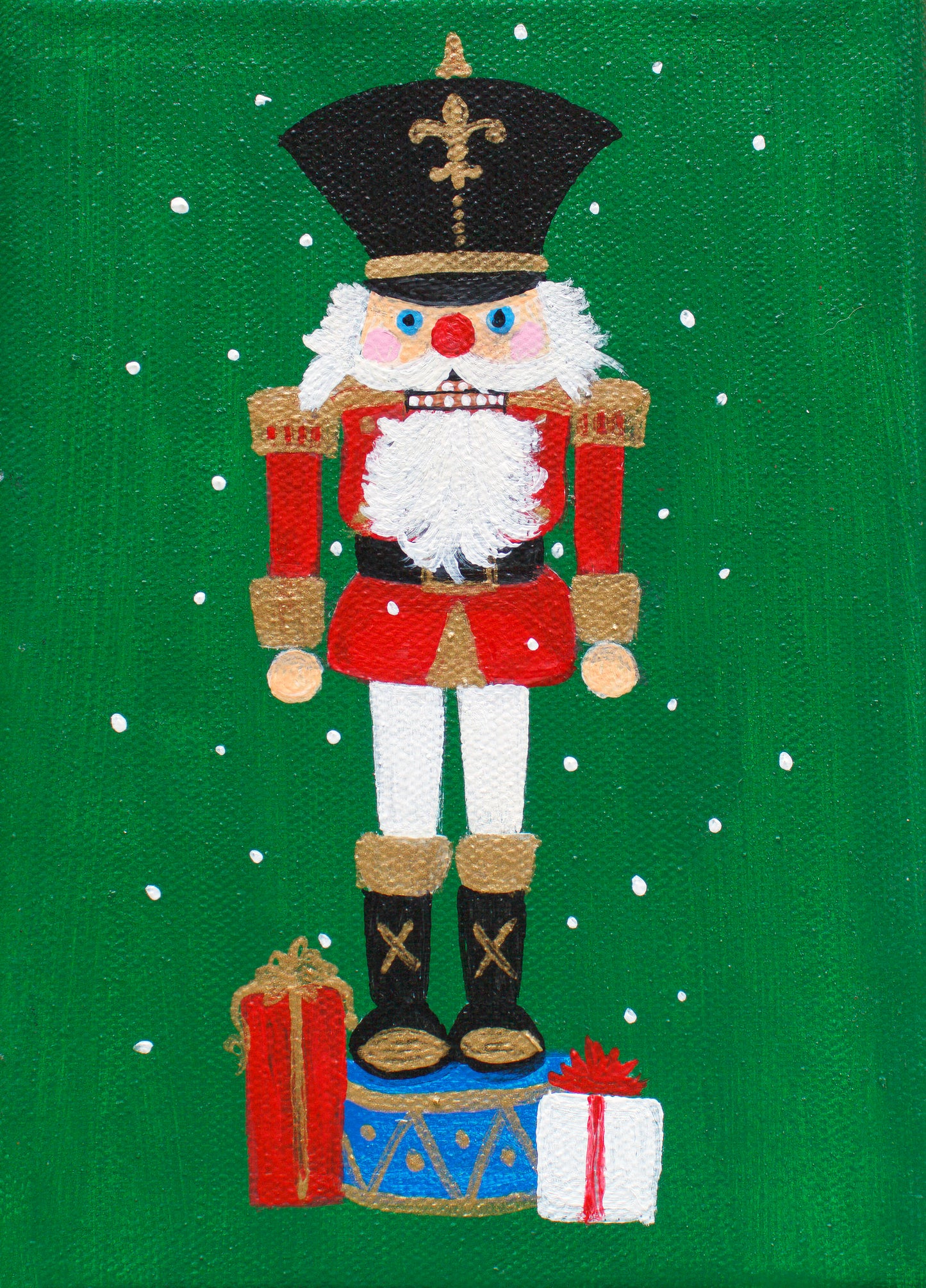 Nutcracker Print on Stretched Canvas