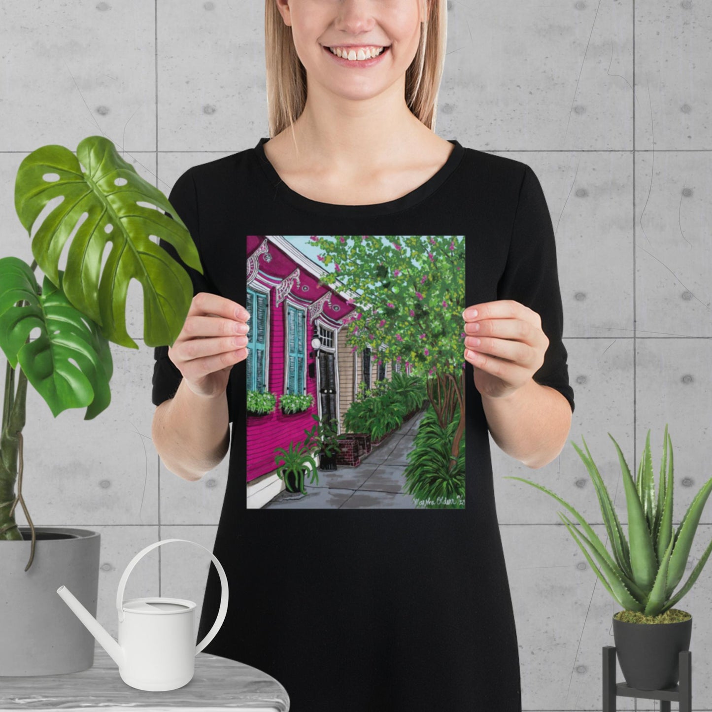 Crepe Shaded Sidewalk NOLA (Prints)