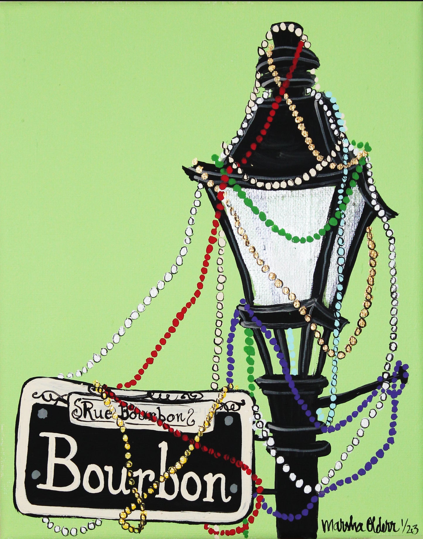 Throw Me Something Mister Bourbon MARDI GRAS PRINTS