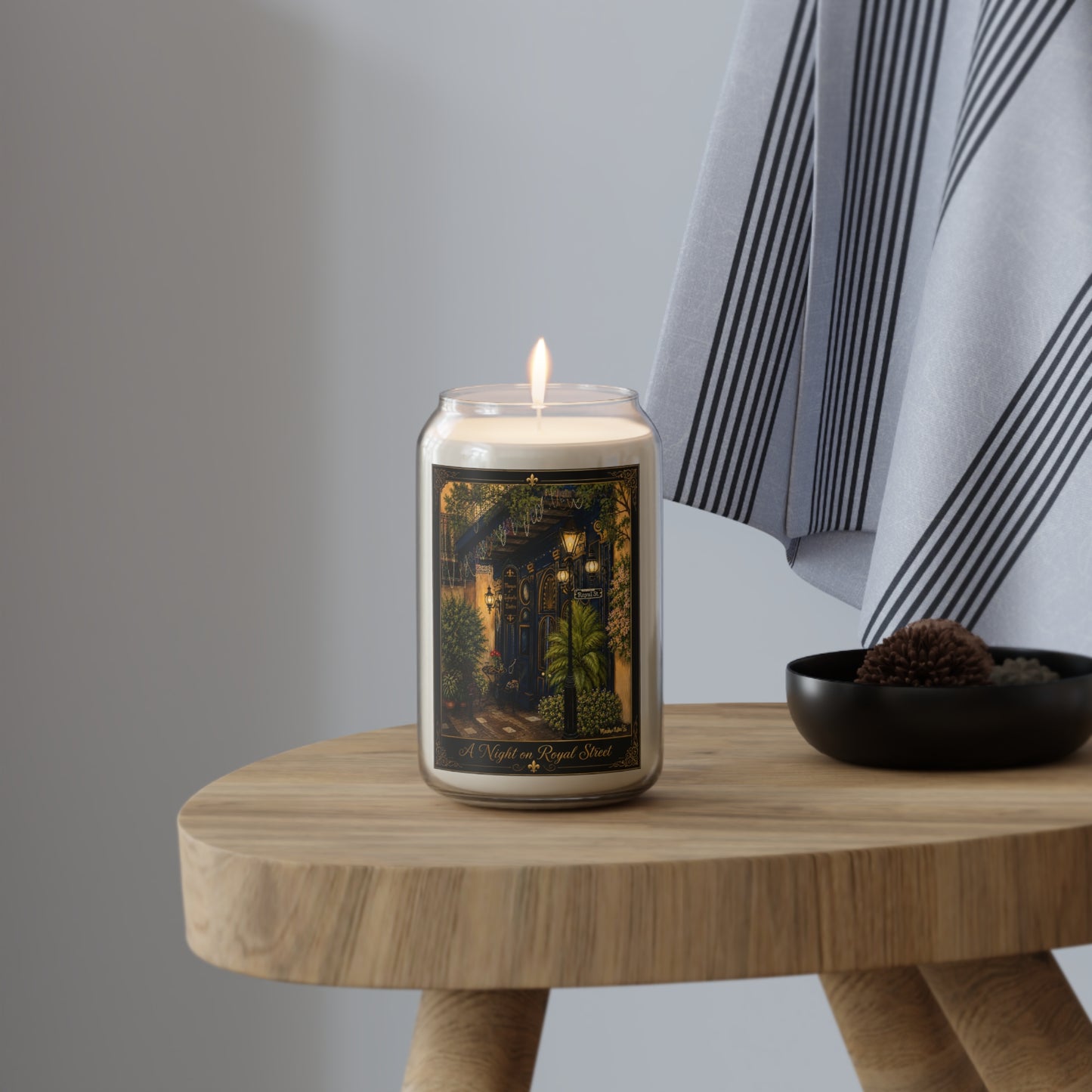 A Night on Royal Street Scented Soy Candle — 13.75oz Aromatherapy Candle