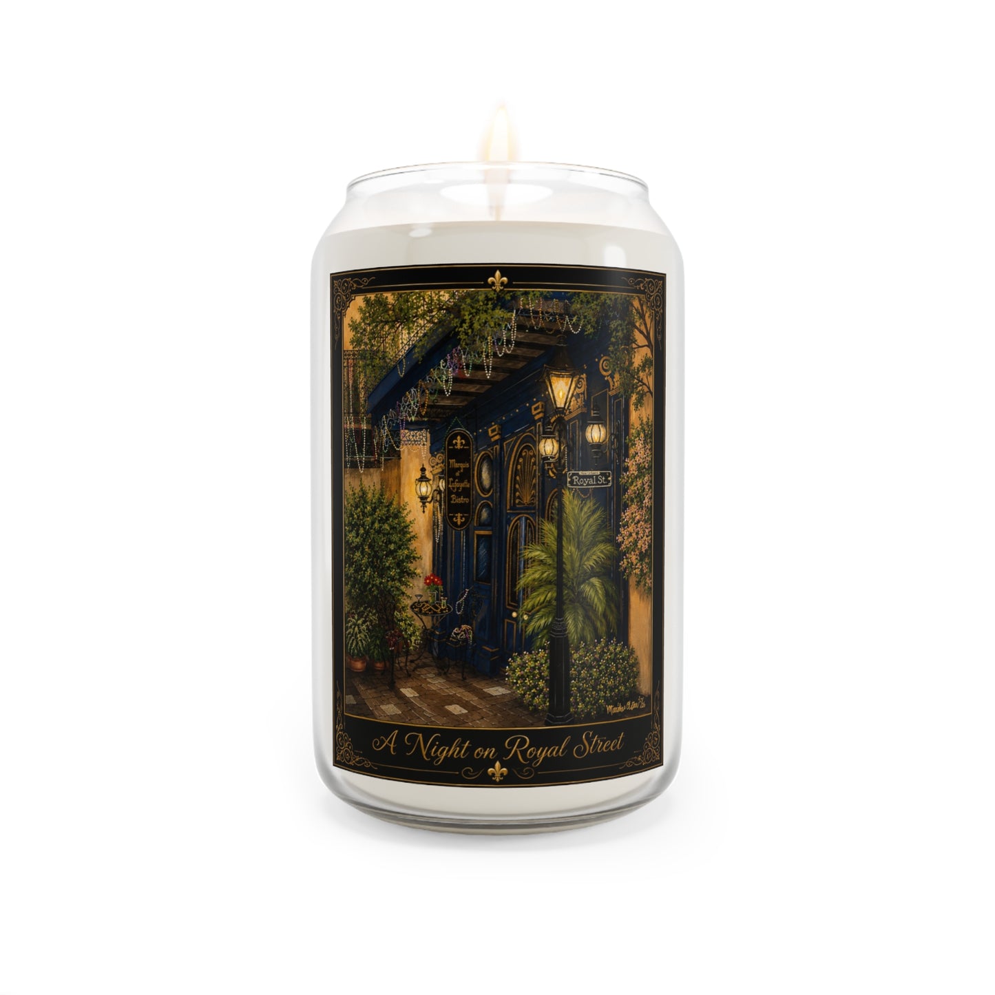 A Night on Royal Street Scented Soy Candle — 13.75oz Aromatherapy Candle