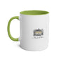 Hit the Beach Coffee Mug/Original Art by Marsha Olderr/Two-Tone 11oz