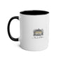 Hit the Beach Coffee Mug/Original Art by Marsha Olderr/Two-Tone 11oz