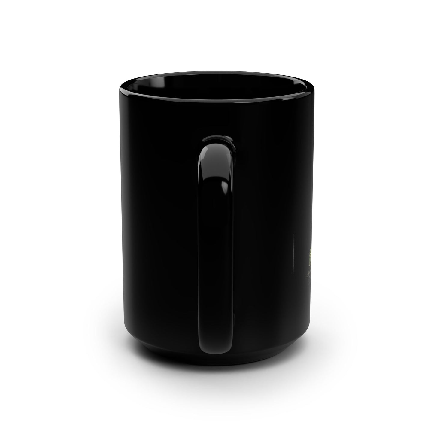 New Orleans Garden District House Art Black 15oz Mug