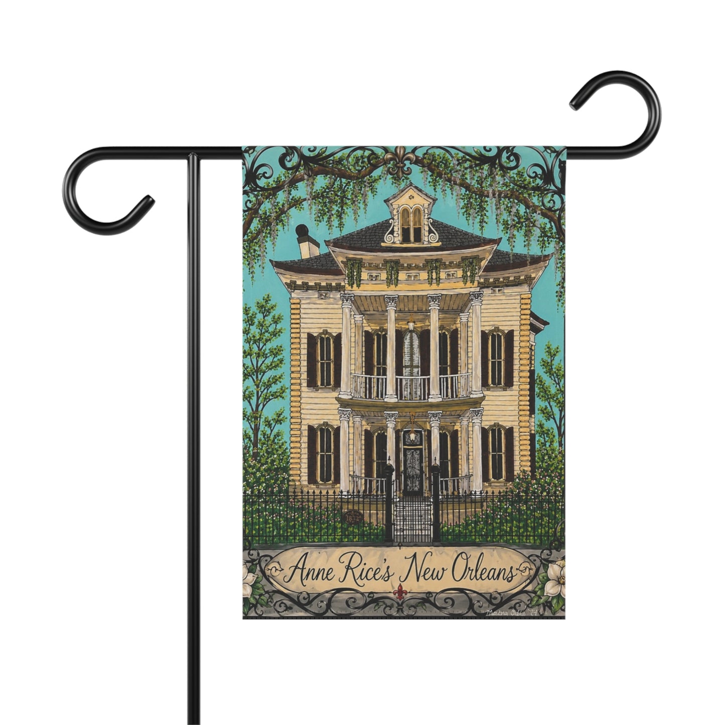 Anne Rice’s New Orleans Garden Flag — Victorian House Decorative Yard Banner