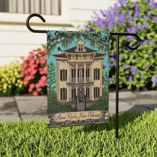 Anne Rice’s New Orleans Garden Flag — Victorian House Decorative Yard Banner