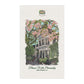 New Orleans Garden District Tea Towel — 'Houses With Personality' by Marsha Olderr Cotton Kitchen Towel