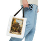 New Orleans Vintage Street Scene Tote Bag