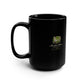 New Orleans Garden District Mug - Original Art by Marsha Olderr/15oz Black Ceramic