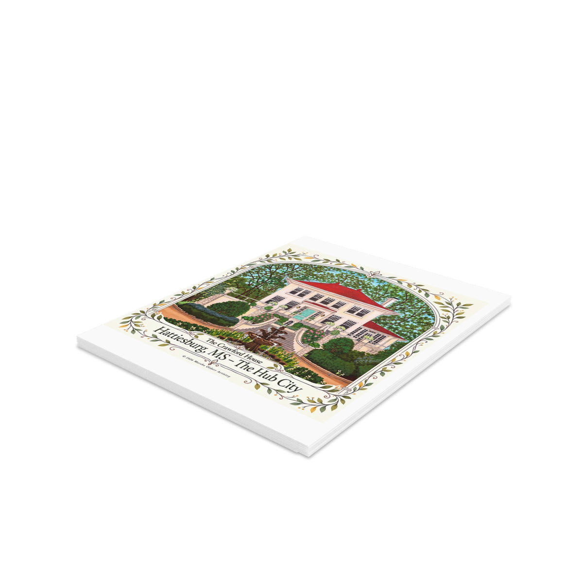 Hattiesburg MS Greeting Cards – The Crawford House Heritage Landmark Set