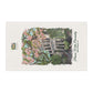 New Orleans Garden District Tea Towel — 'Houses With Personality' by Marsha Olderr Cotton Kitchen Towel