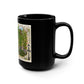 New Orleans Garden District House Art Black 15oz Mug