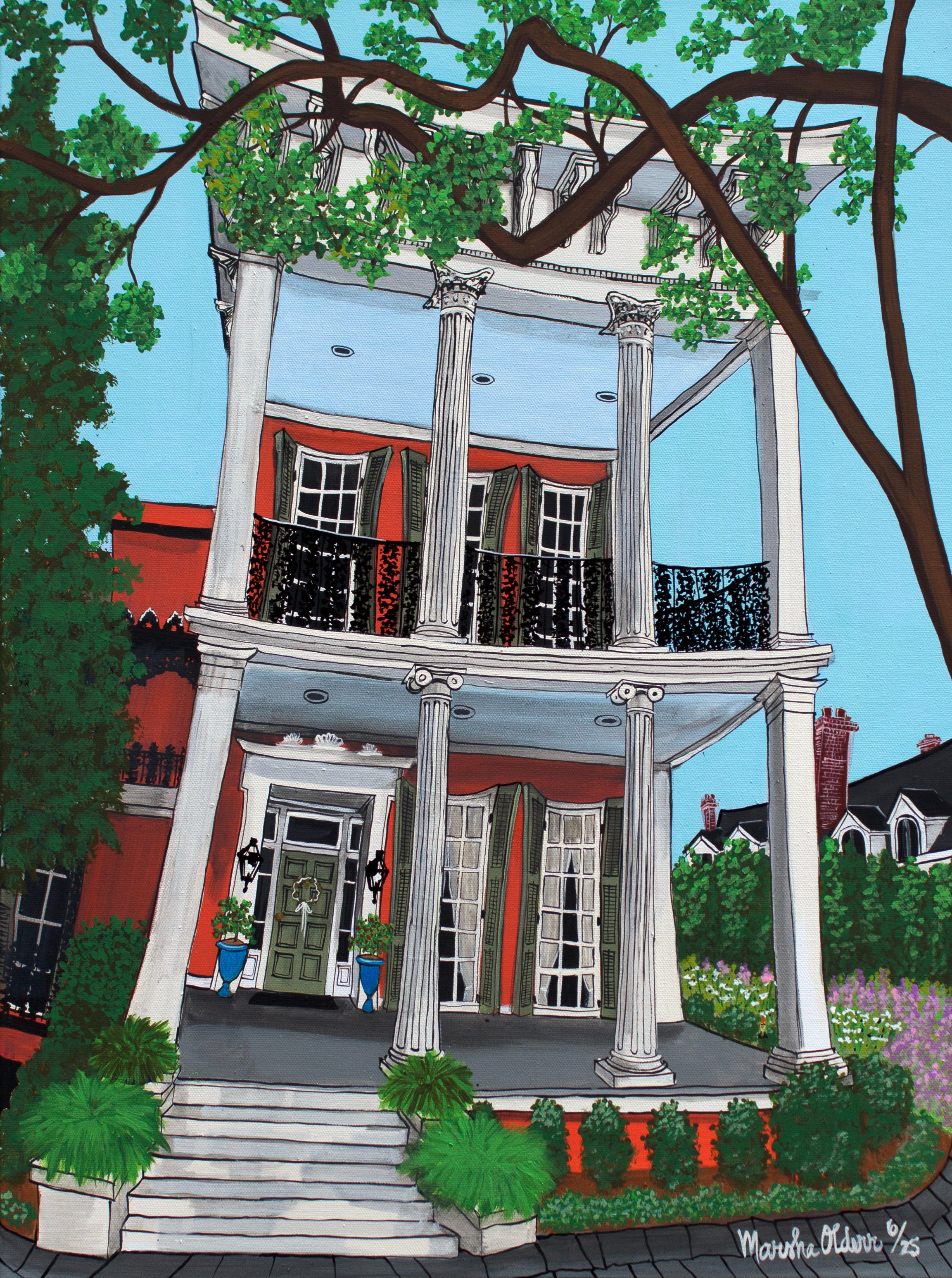 Marsha First 35 Anne Rice House, First Street (Prints) – Marsha Olderr Artistry