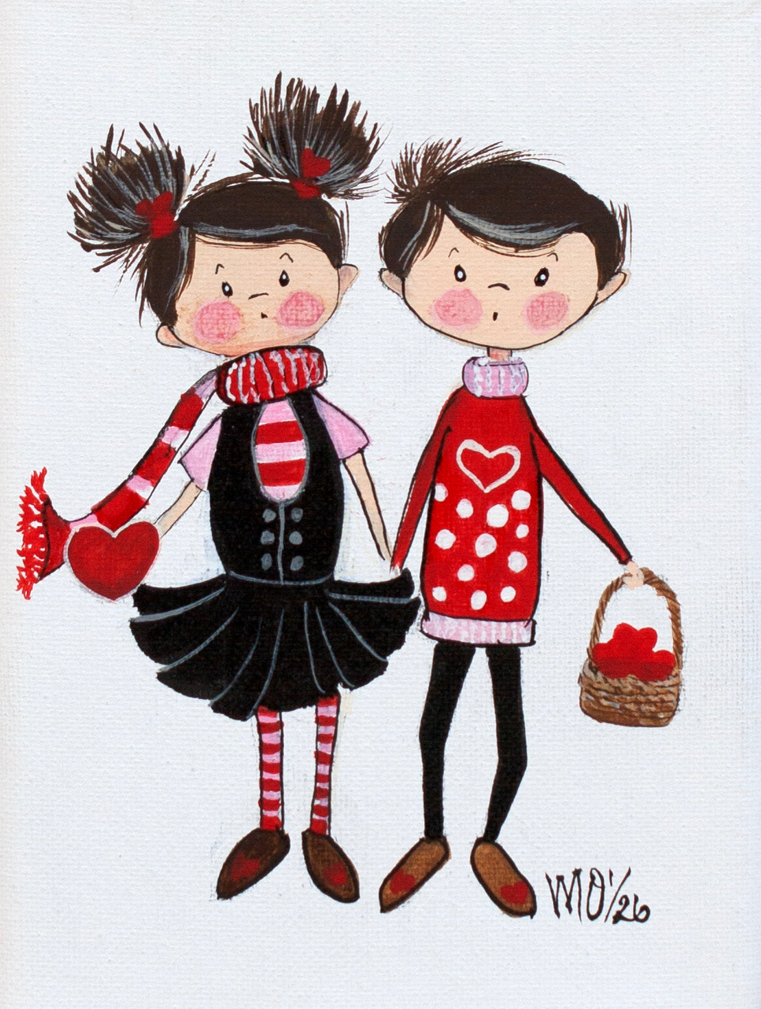 Basket of Hearts (Prints)