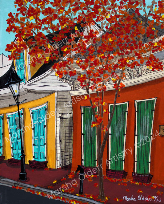 L'automne à la Nouvelle-Orléans (Autumn in New Orleans) Prints