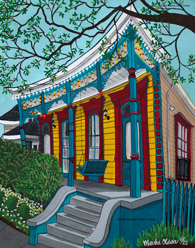 Live Oak Shotgun - Original Painting