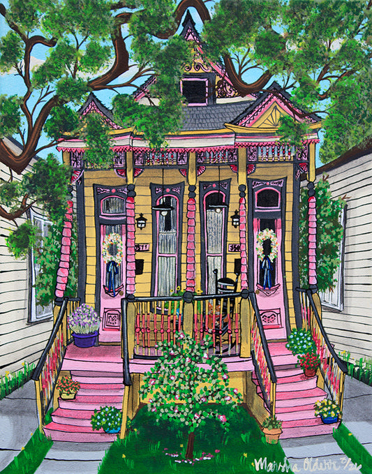 Pink Pair of Stairs (Prints)