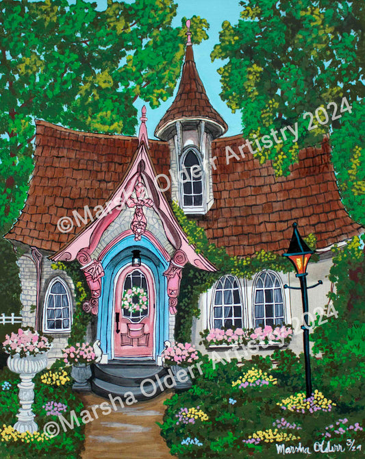 Fairytale Cottage Original Painting