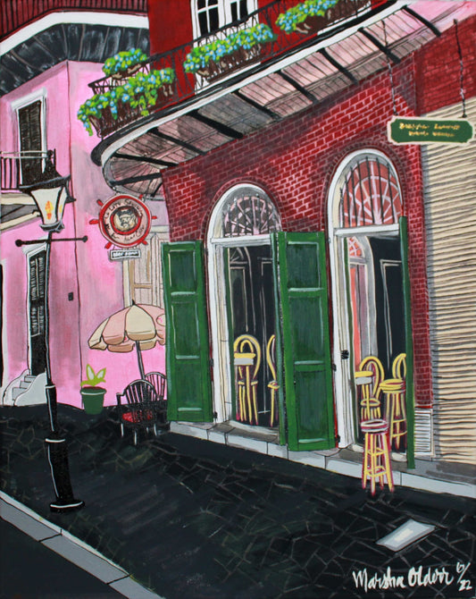 Pirate's Alley Original (Original SOLD, Prints Available)